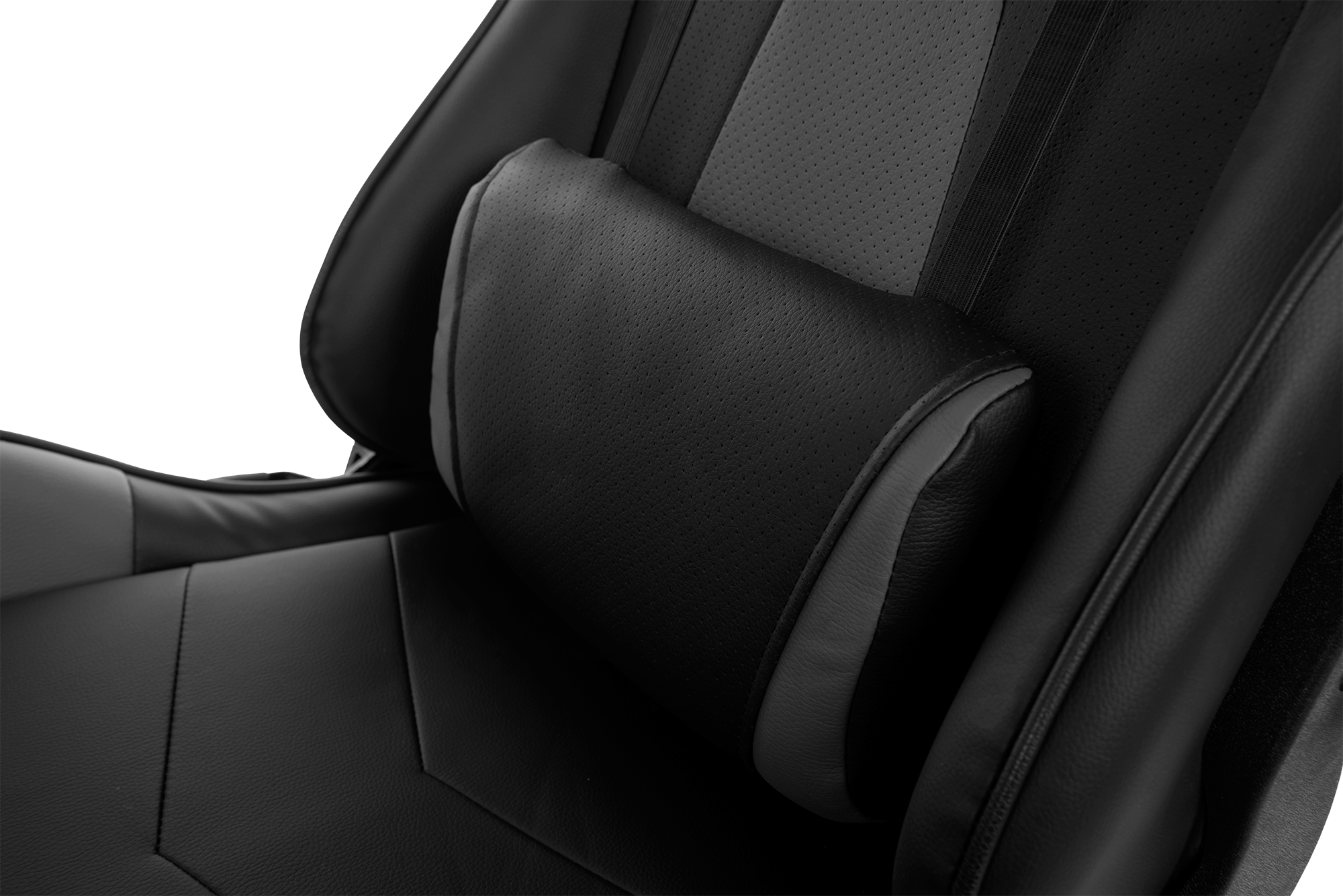 Геймерское кресло GT Racer черное с темно-серым (X-2317 Black/Dark Gray) - фото 10