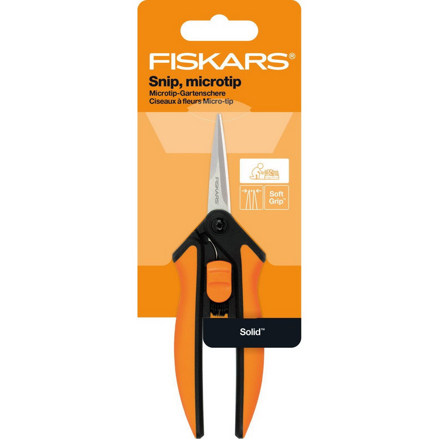 Ножиці для маленьких рослин Fiskars Solid Micro-Tip SP13, 21,5 см (1051600) - фото 7