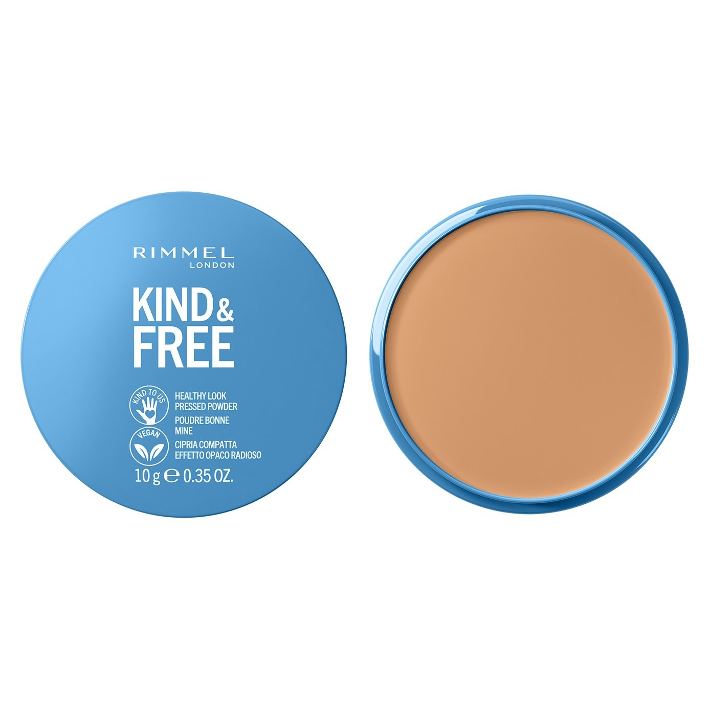 Компактная пудра Rimmel Kind&Free, тон 030 (Medium), 10 г (8000019891703) - фото 1