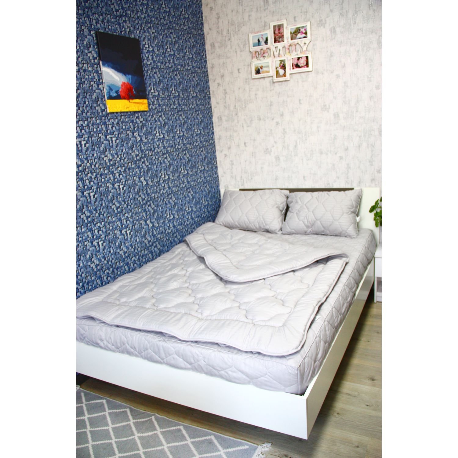 Одеяло LightHouse Soft Line Mf Stripe grey, 140х210 см, серое (602244) - фото 8