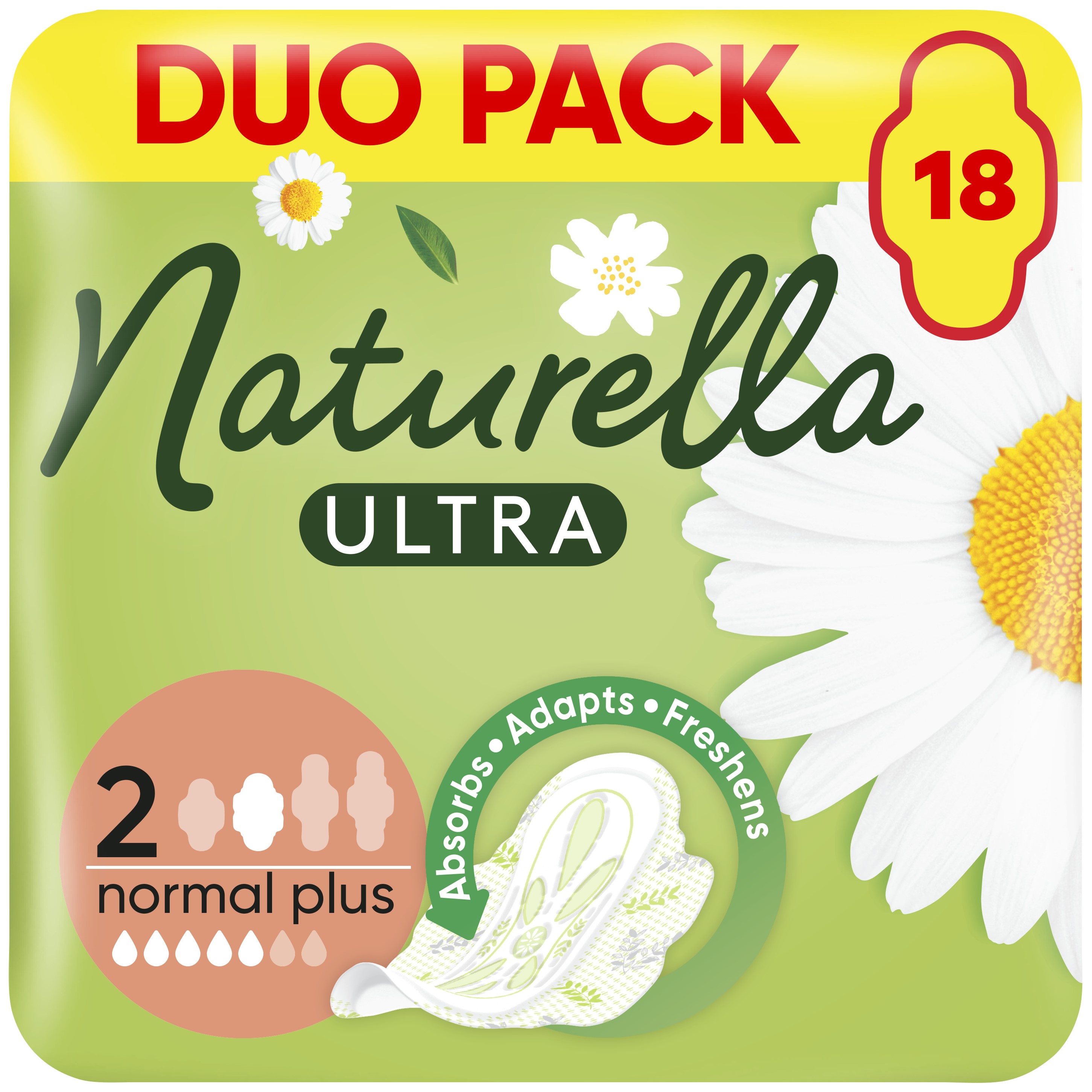 Photos - Menstrual Pads Naturella Гігієнічні прокладки  Ultra Normal Plus 18 шт. 