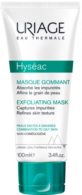 Маска для обличчя Uriage Hyseac Exfoliating Mask Ексфоліант, 100 мл - фото 1