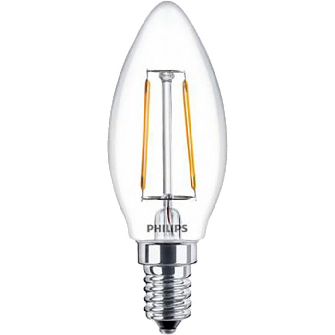 Лампа светодиодная Philips Filament LED Classic 4W E14 В35 6500К (929001975613) - фото 1