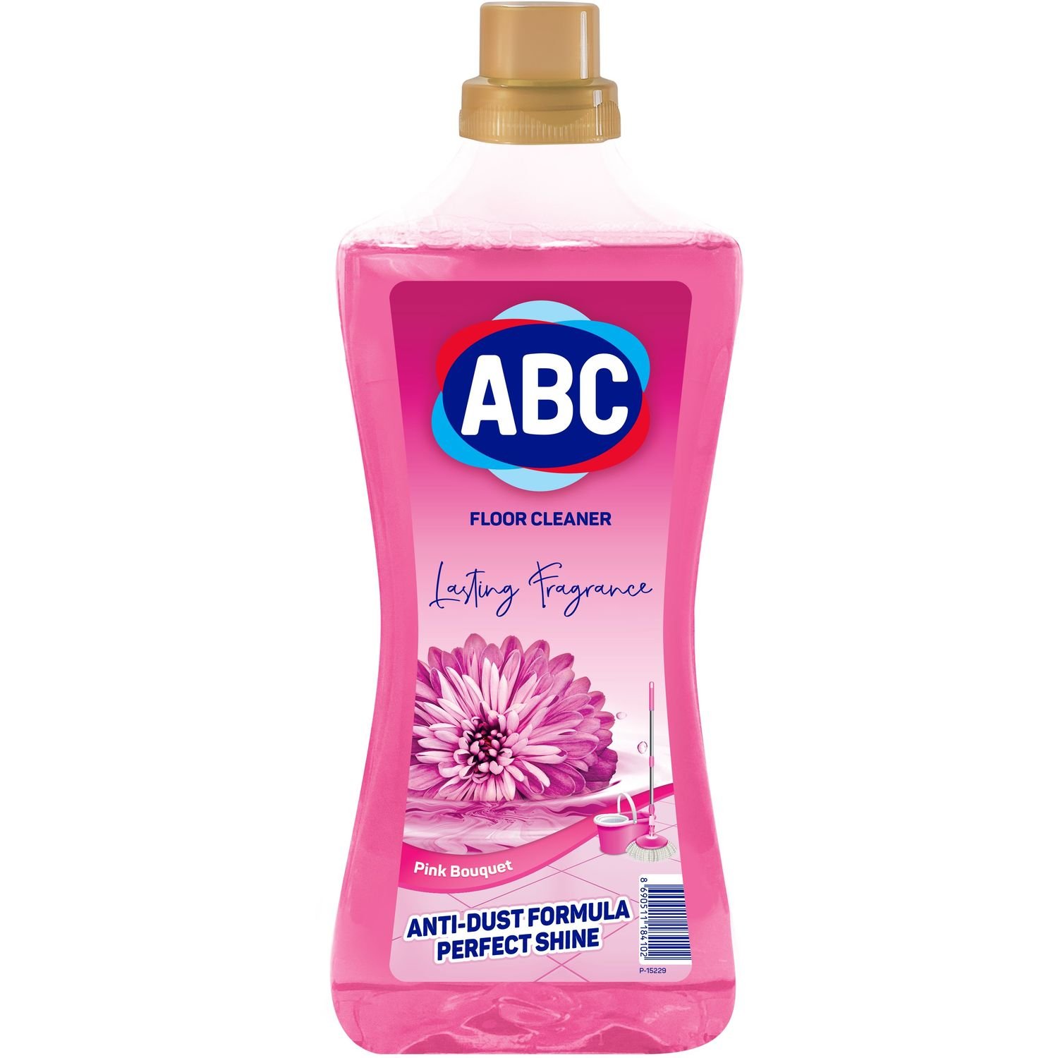 Миюча рідина для підлоги та стін ABC Pink Bouquet, 2.5 л - фото 1
