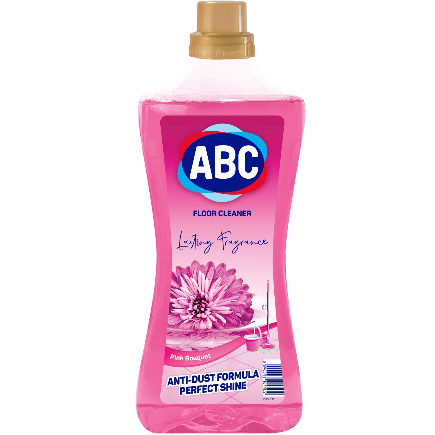 Миюча рідина для підлоги та стін ABC Pink Bouquet, 900 мл - фото 1