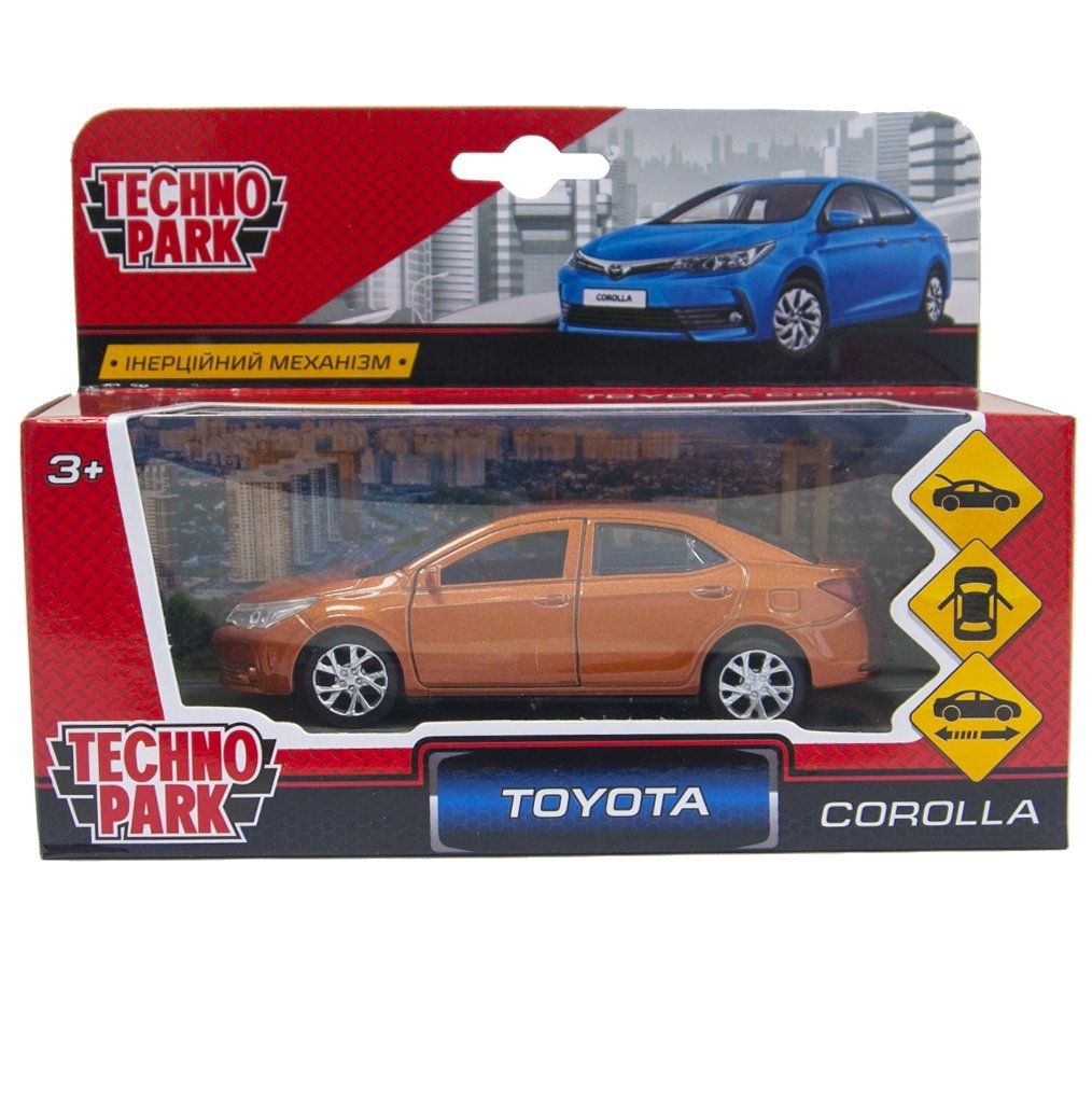 Автомодель Technopark Toyota Corolla, помаранчевий (COROLLA-GD (FOB)) - фото 9
