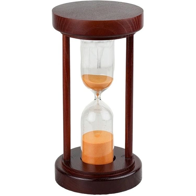 Пісочний годинник настільний Склоприлад 4-34, 50 хвилин, темно-коричневий (300702) - фото 1