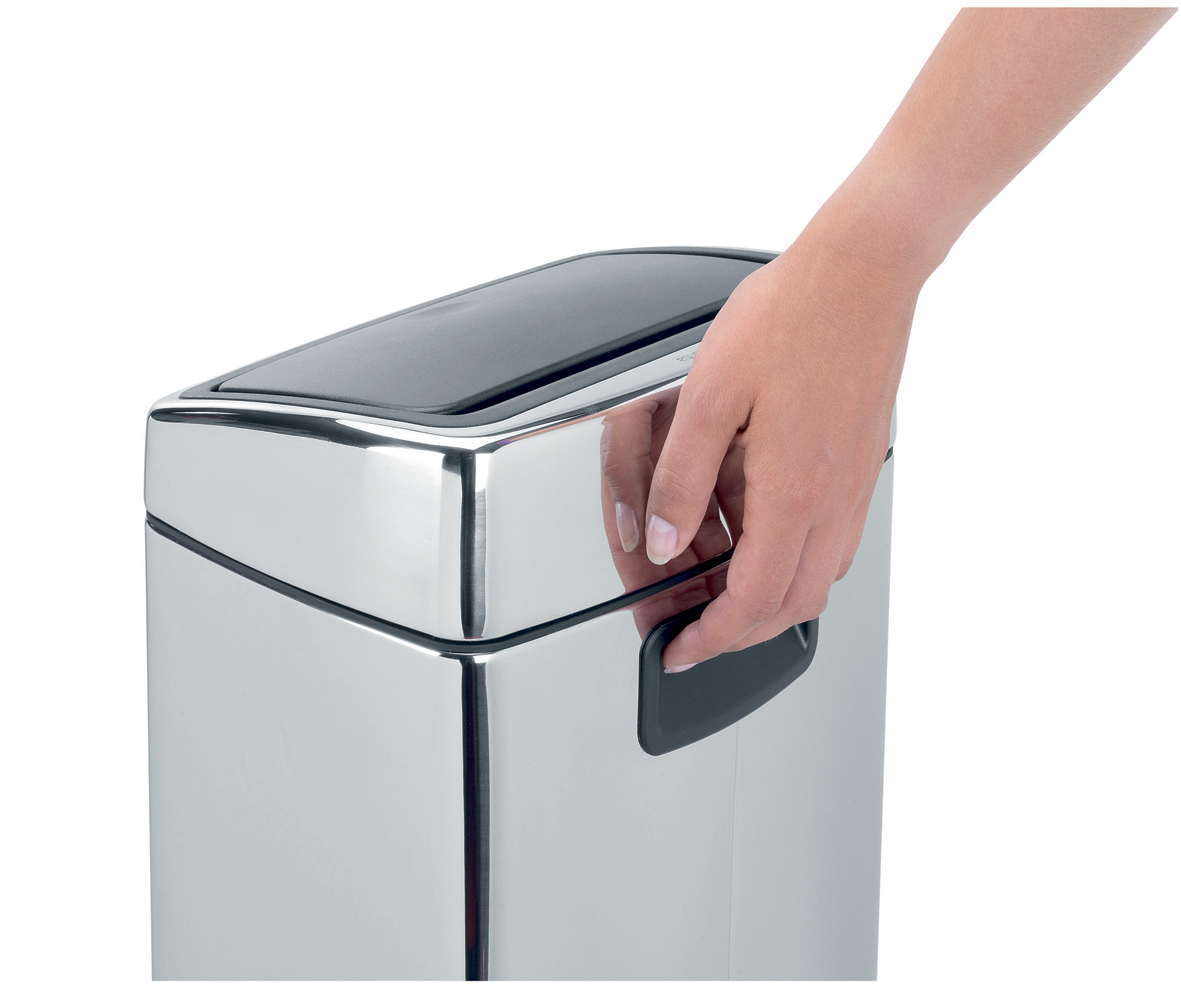 Бак для сміття Brabantia Touch Bin, 10 л, сріблястий (477201) - фото 6