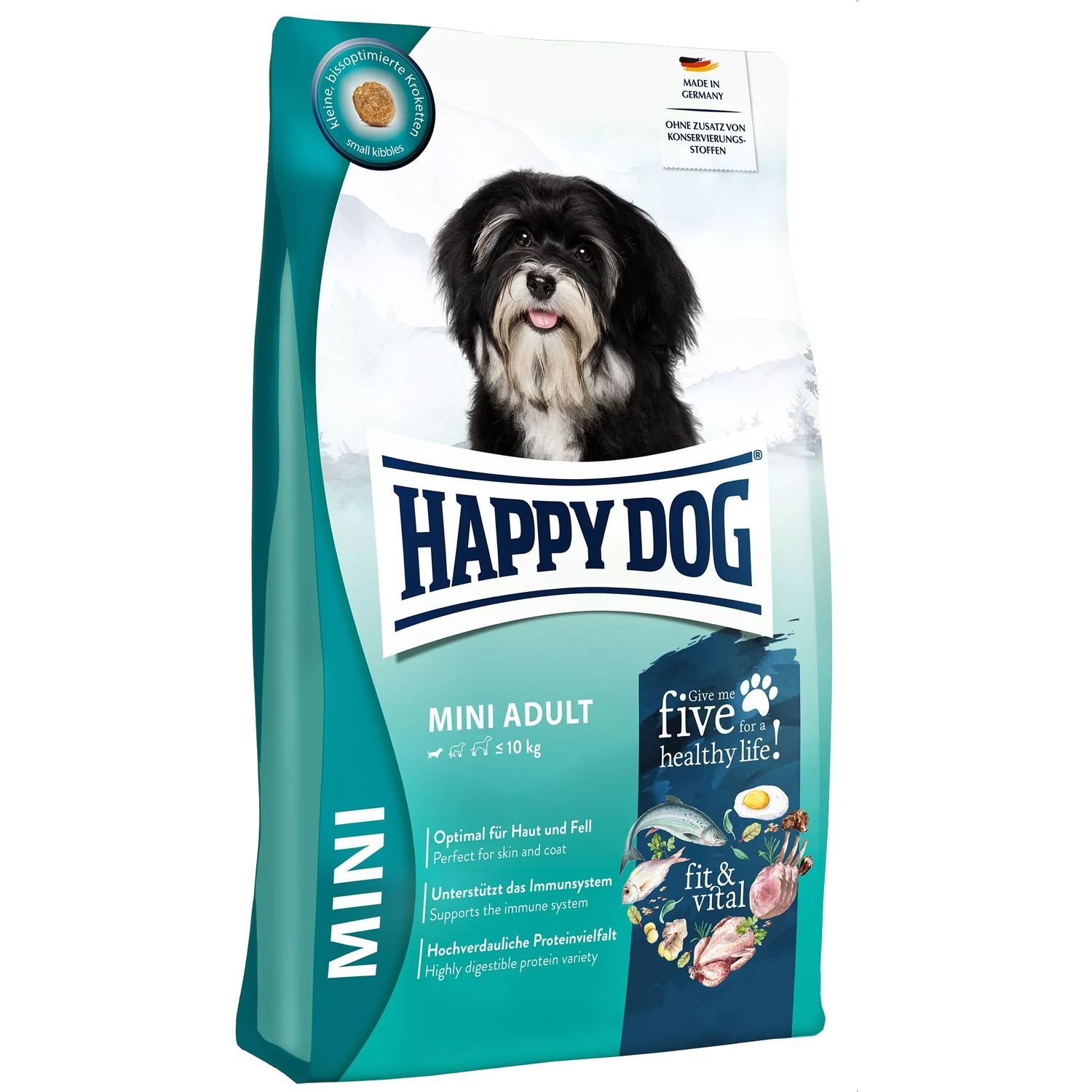 Сухий корм для цуценят Happy Dog HD fit & vital Mini Puppy, 4 кг - фото 1
