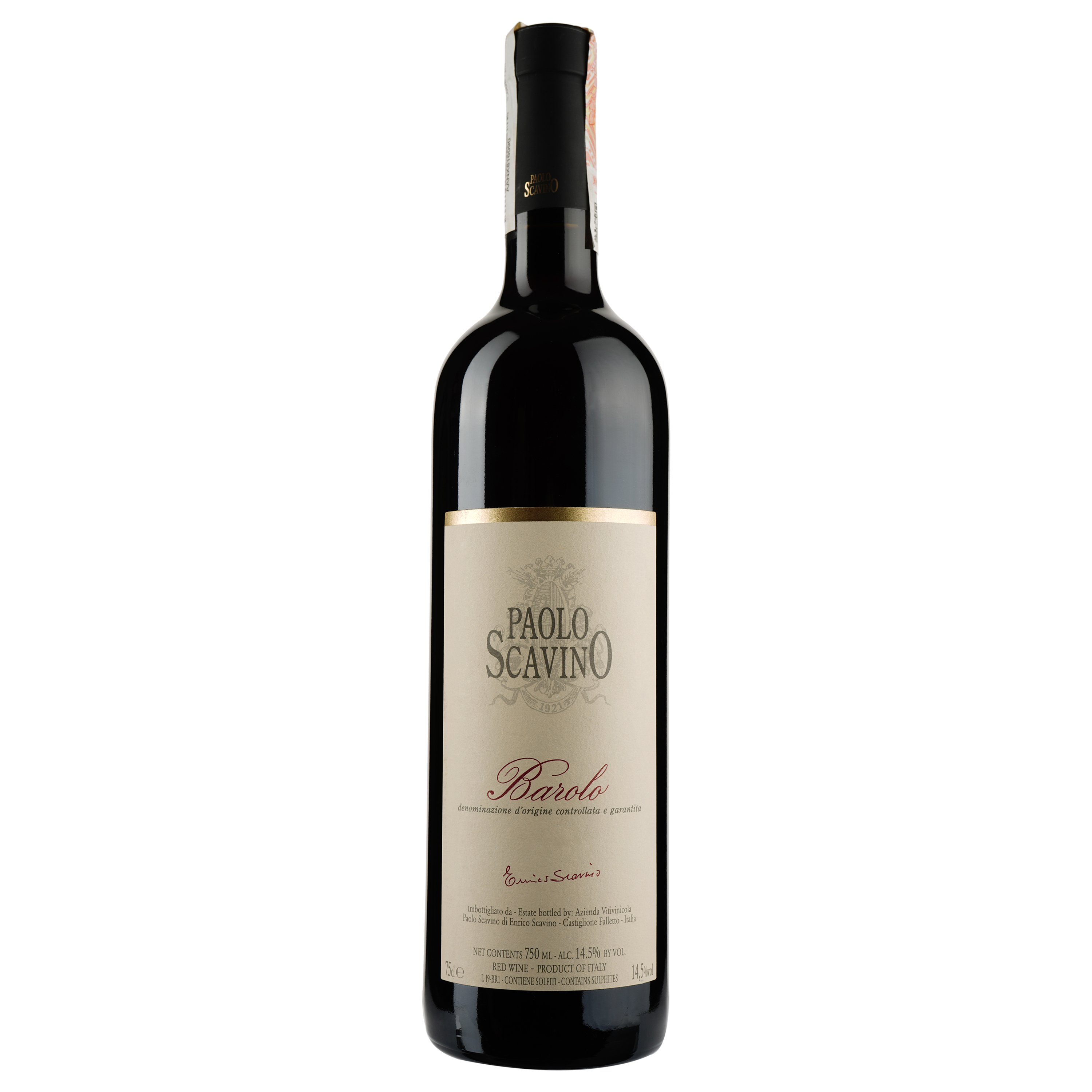 Вино Paolo Scavino Barolo DOCG 2016, 14,5%, 0,75 л (840797) - фото 1