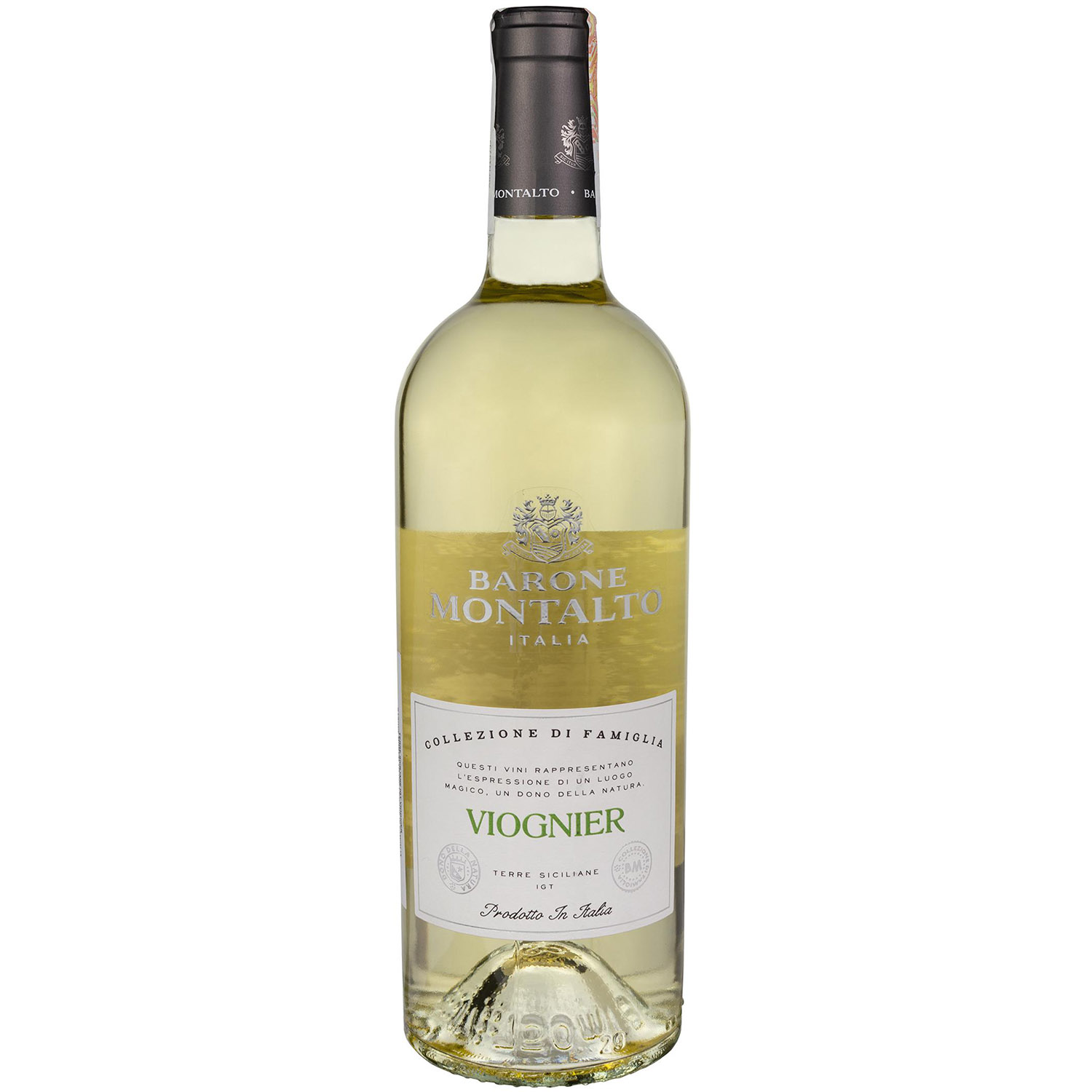 Вино Barone Montalto Collezione Di Famiglia Viognier Terre Siciliane IGT, белое, сухое, 0,75 л - фото 1