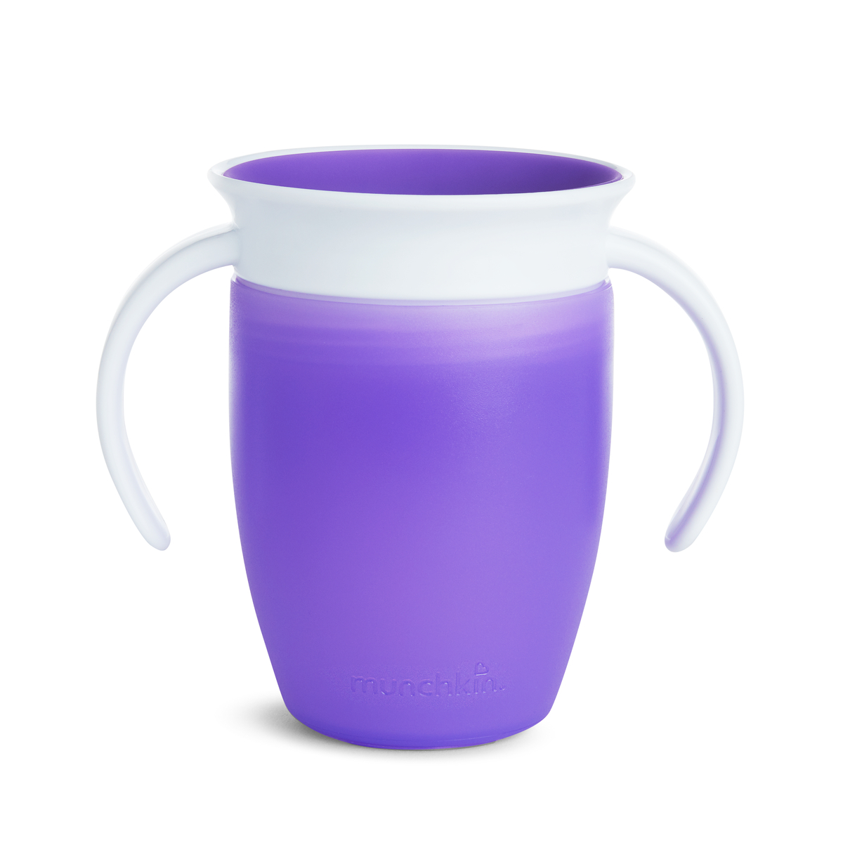 Чашка непроливна Munchkin Miracle 360 з ручками, 207 мл, фіолетовий (01209401.05) - фото 2