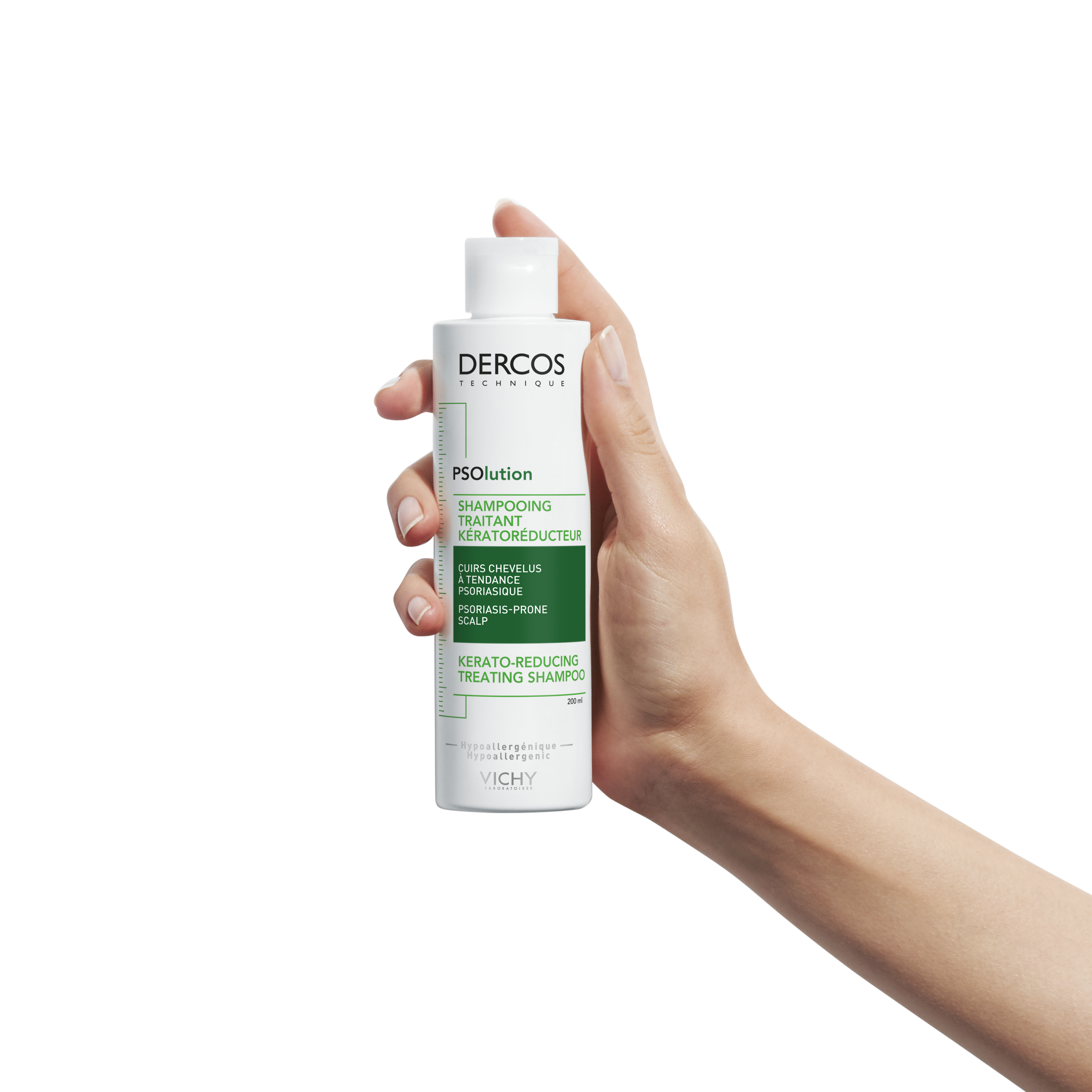 Кератолитический шампунь Vichy Dercos PSOlution Kerato-Reducing Treating Shampoo, для кожи головы с проявлениями шелушения и зуда, 200 мл (MB439800) - фото 6