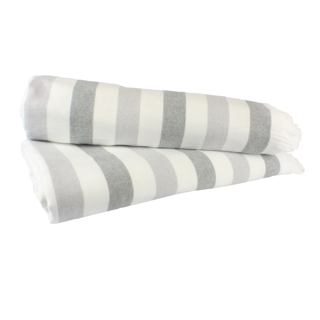 Полотенце Hobby Stripe Peshtemal, 70х140 см, серый (8698499315761) - фото 4