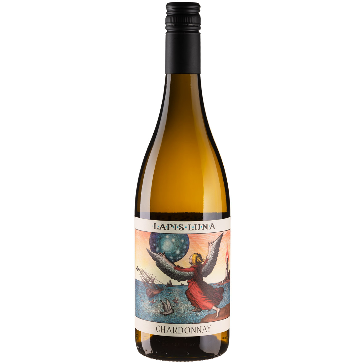 Вино Lapis Luna Chardonnay біле сухе 0.75 л - фото 1