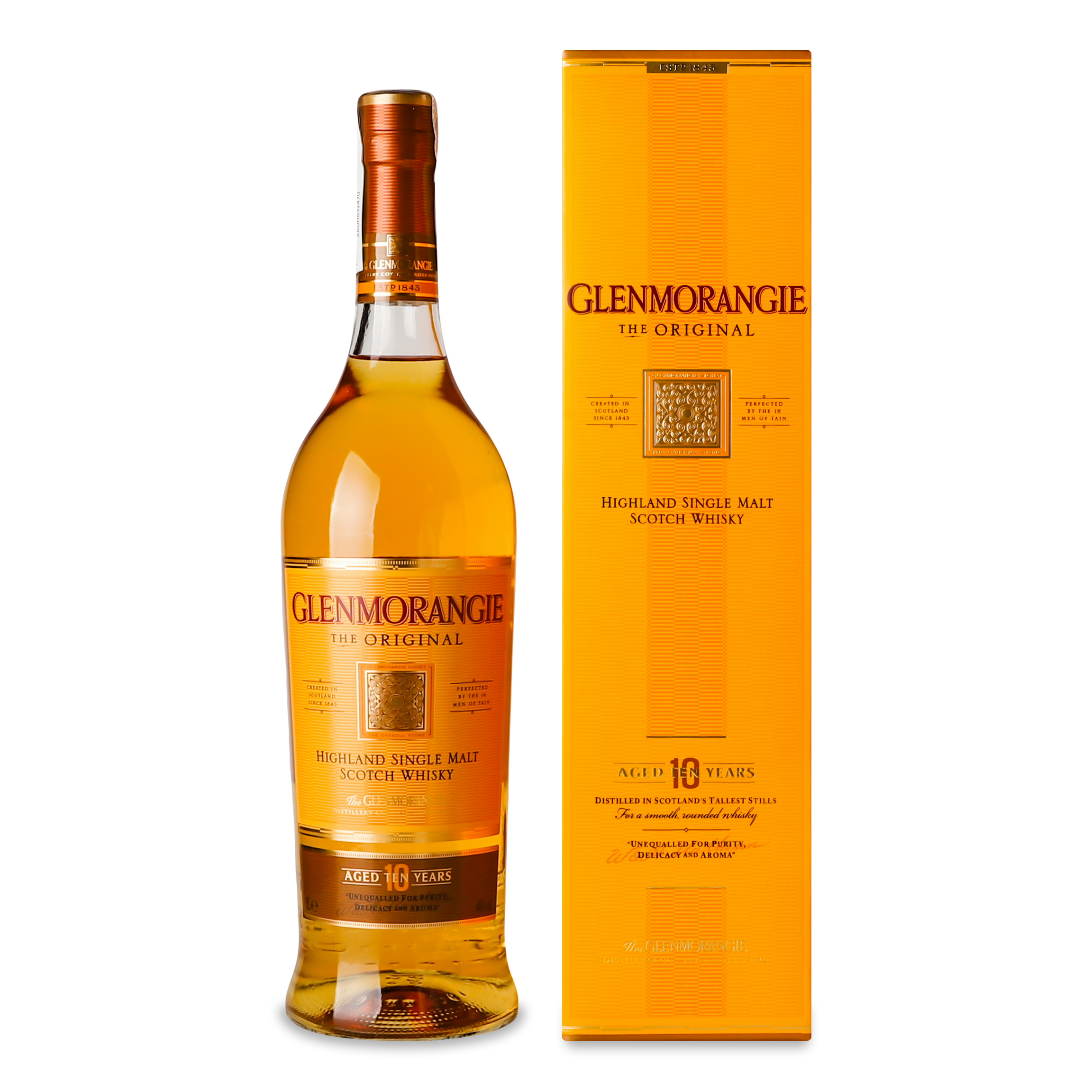 Виски Glenmorangie Original Single Malt Scotch Whisky, 40%, 1 л (772633) - фото 1