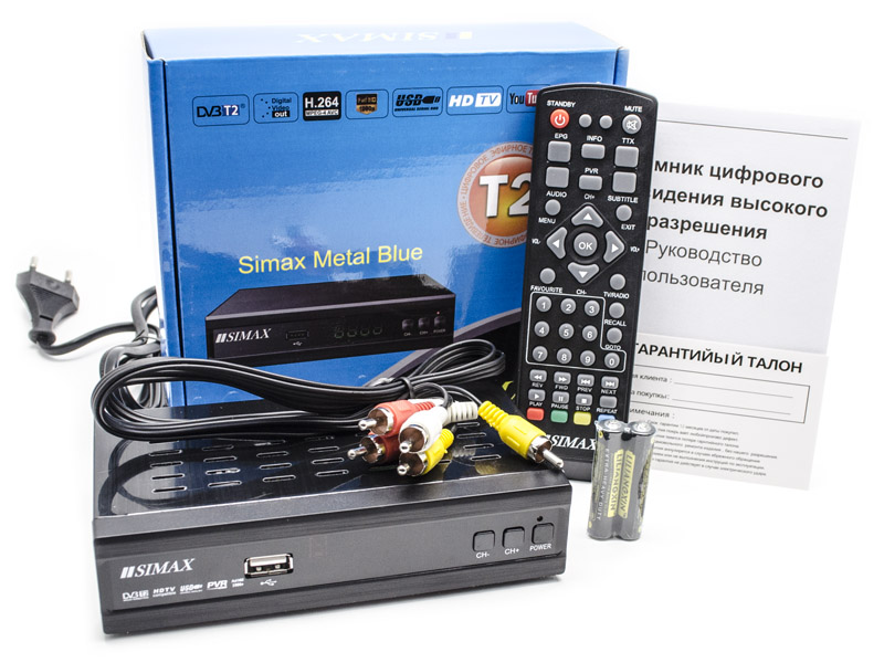 Ресивер DVB-T2 IPTV SIMAX Metal - фото 3