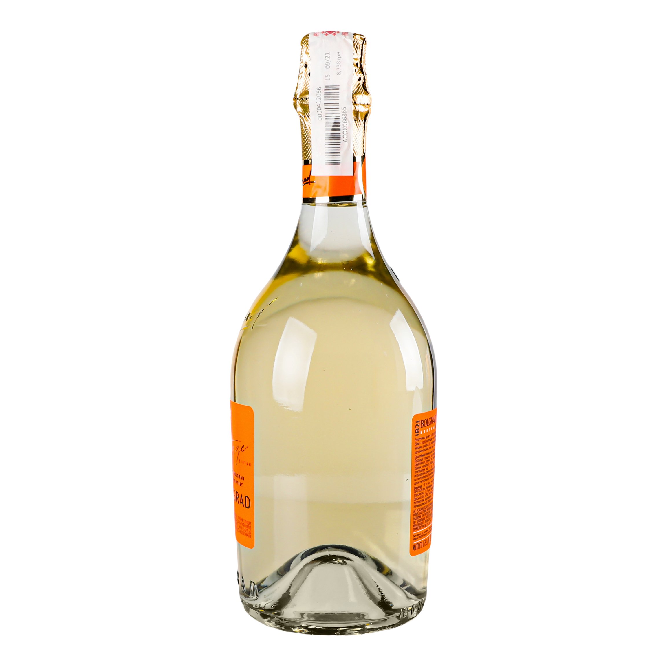 Ігристе вино 1821 Vintage Bolgrad, біле, солодке 10,5-12,5%, 0,75 л (887220) - фото 2