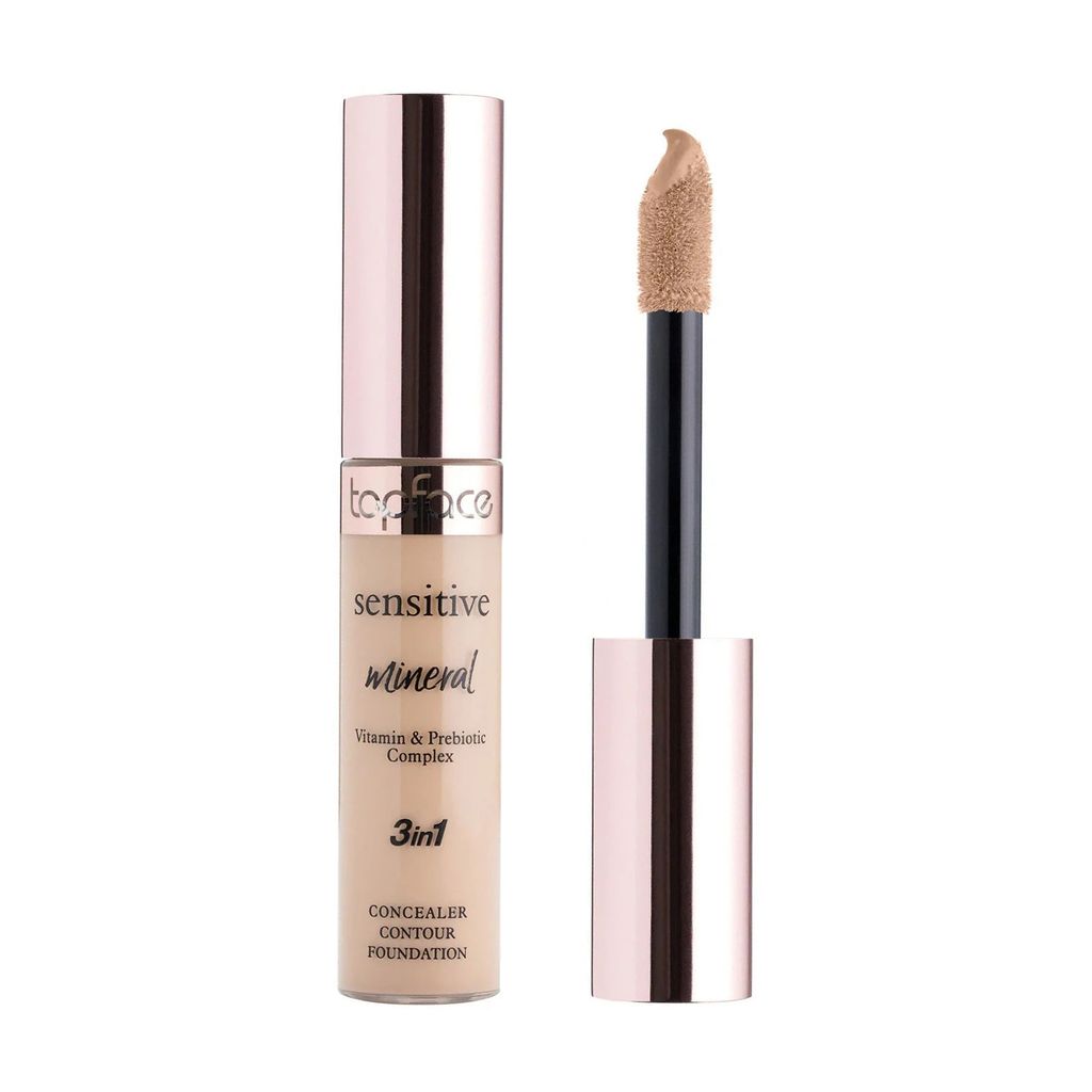 Консилер TopFace Sensitive Mineral 3 in 1 Concealer PT471 003 12 мл - фото 2