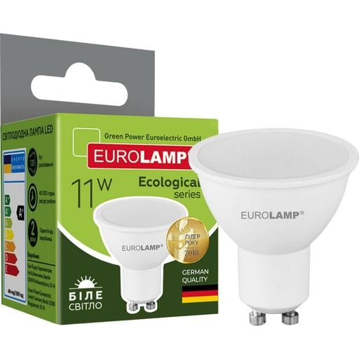 Светодиодная лампа Eurolamp LED Ecological Series, MR16, 11W, GU10, 4000K (50) (LED-SMD-11104(P)) - фото 1