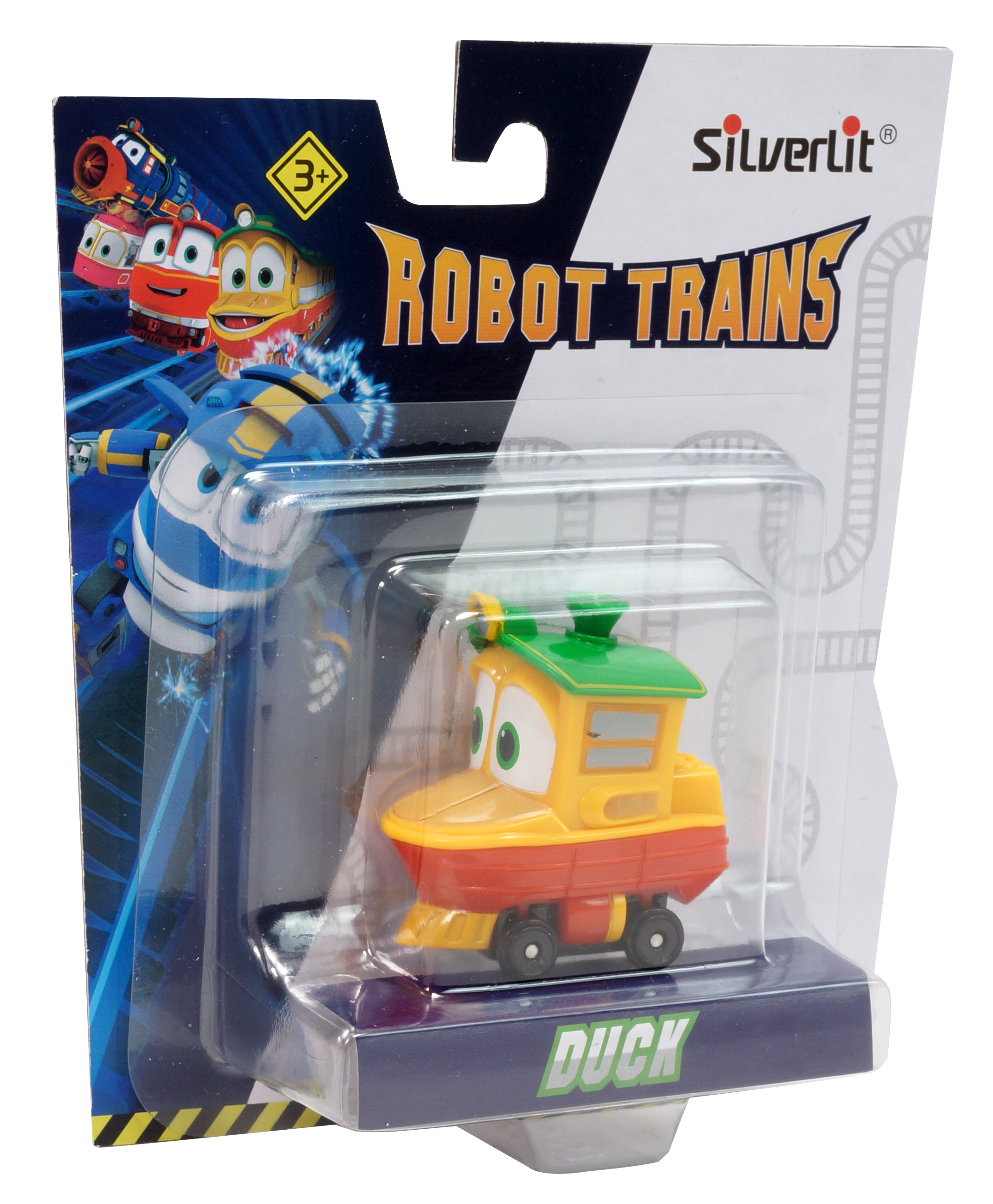 Паровозик Silverlit Robot Trains Утенок, 6 см (80157) - фото 4