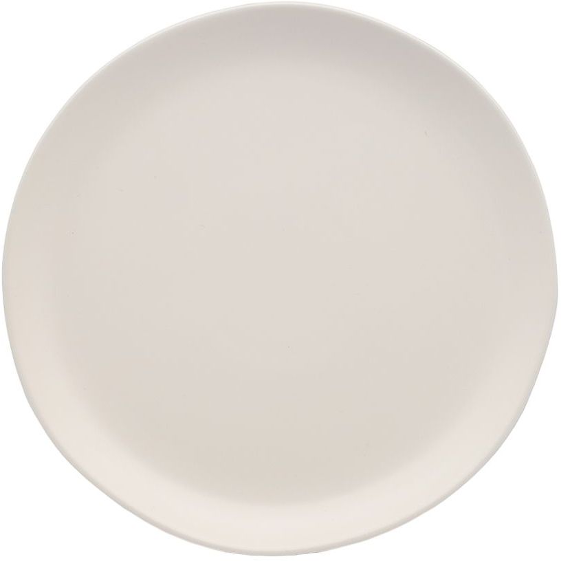 Тарілка обідня МВМ My Home KP-32, 25 см, біла (KP-32 WHITE) - фото 1