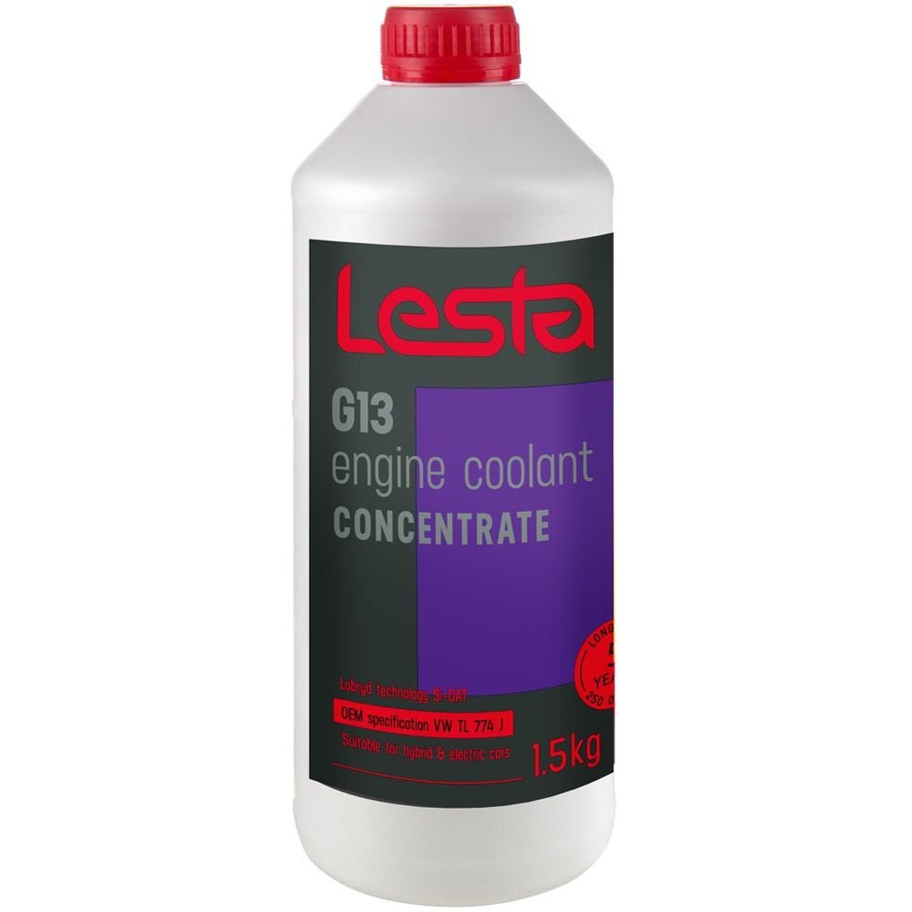Антифриз Lesta G13 концентрат -37 °С 1.5 кг фиолетовый - фото 1
