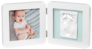 Двойная рамка Baby Art, белая с многоцветными подложками и отпечатком (3601097100) - фото 3