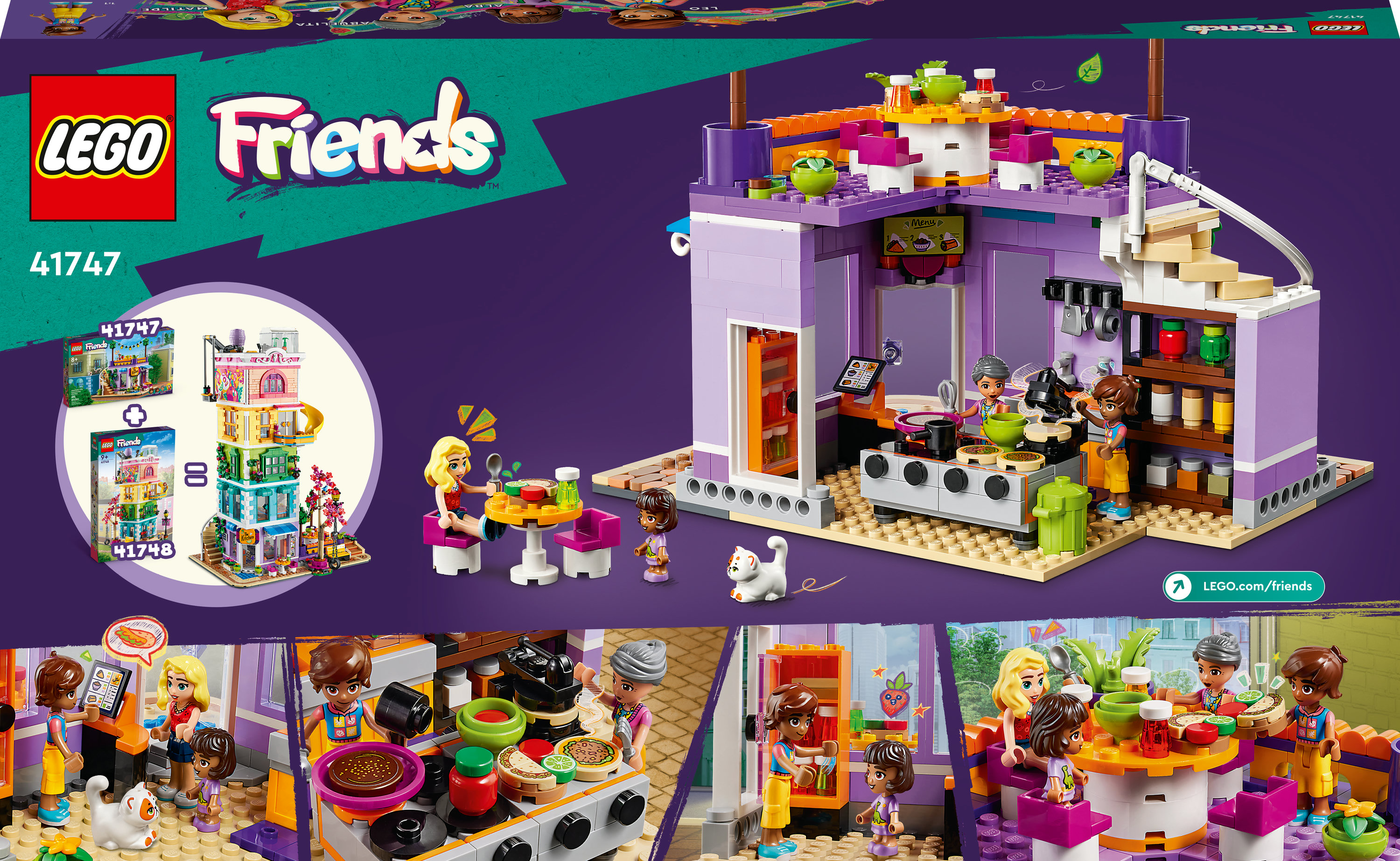 Конструктор LEGO Friends Хартлейк-Сіті. Громадська кухня, 695 деталей (41747) - фото 9