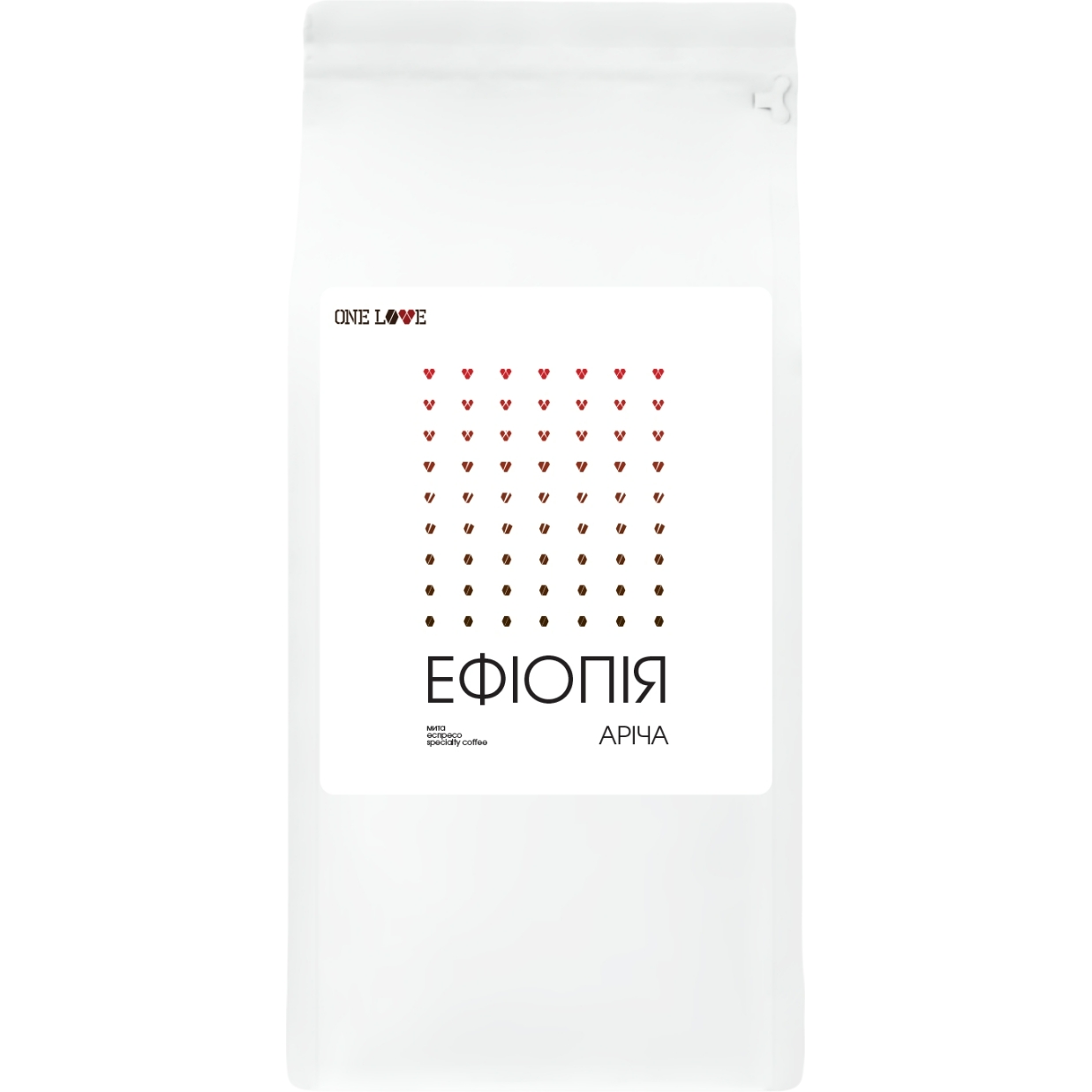 Кофе в зернах One Love Ethiopia Aricha эспрессо 1 кг - фото 1