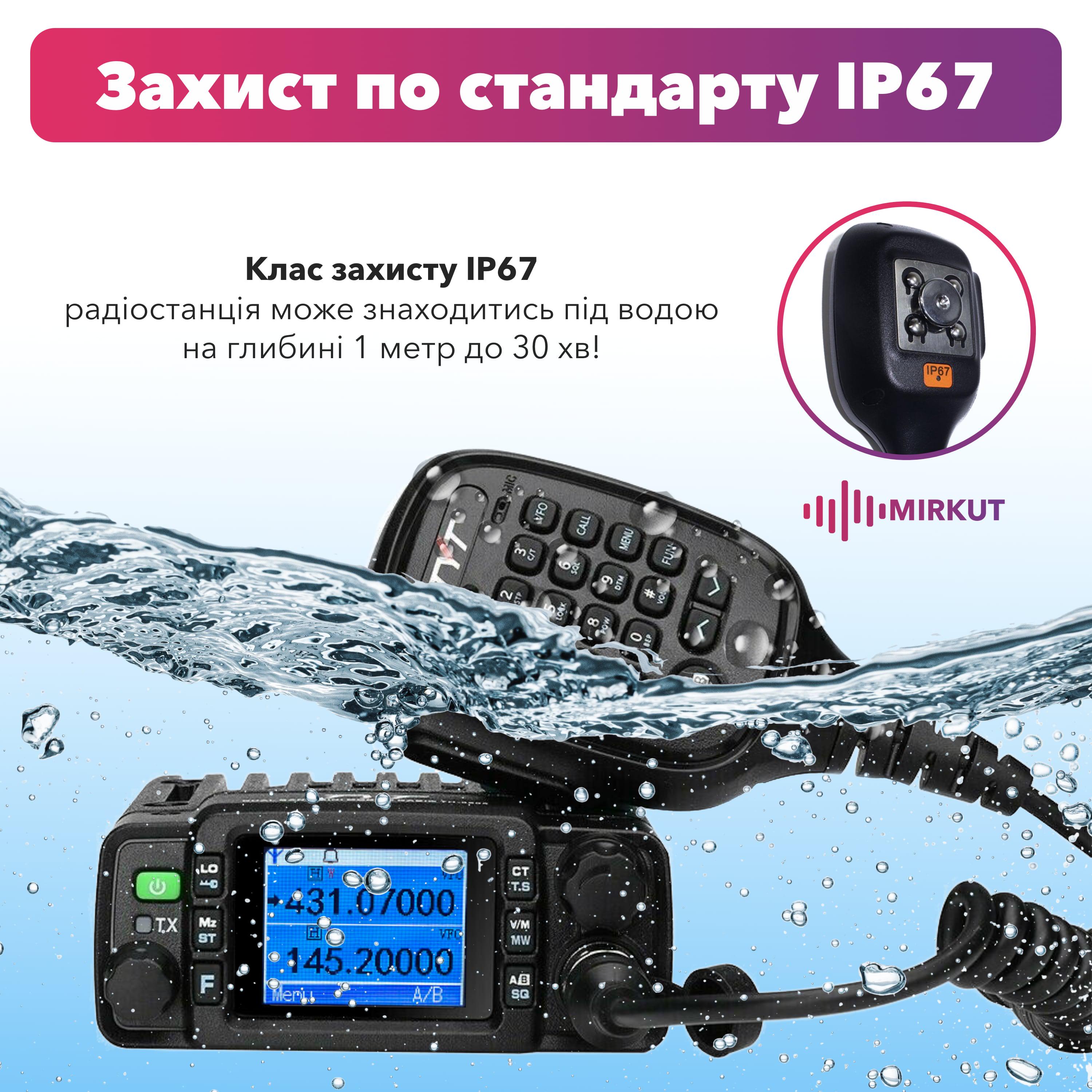 Автомобильная радиостанция TYT TH-8600 waterproof (8291) - фото 4