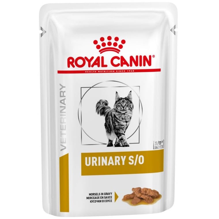 Вологий дієтичний корм для дорослих котів Royal Canin Urinary S/O при захворюваннях нижніх сечовивідних шляхів, 85 г (12540019) - фото 1