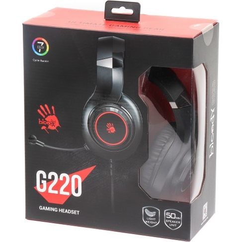 Игровые наушники A4Tech G220 Bloody Black - фото 5