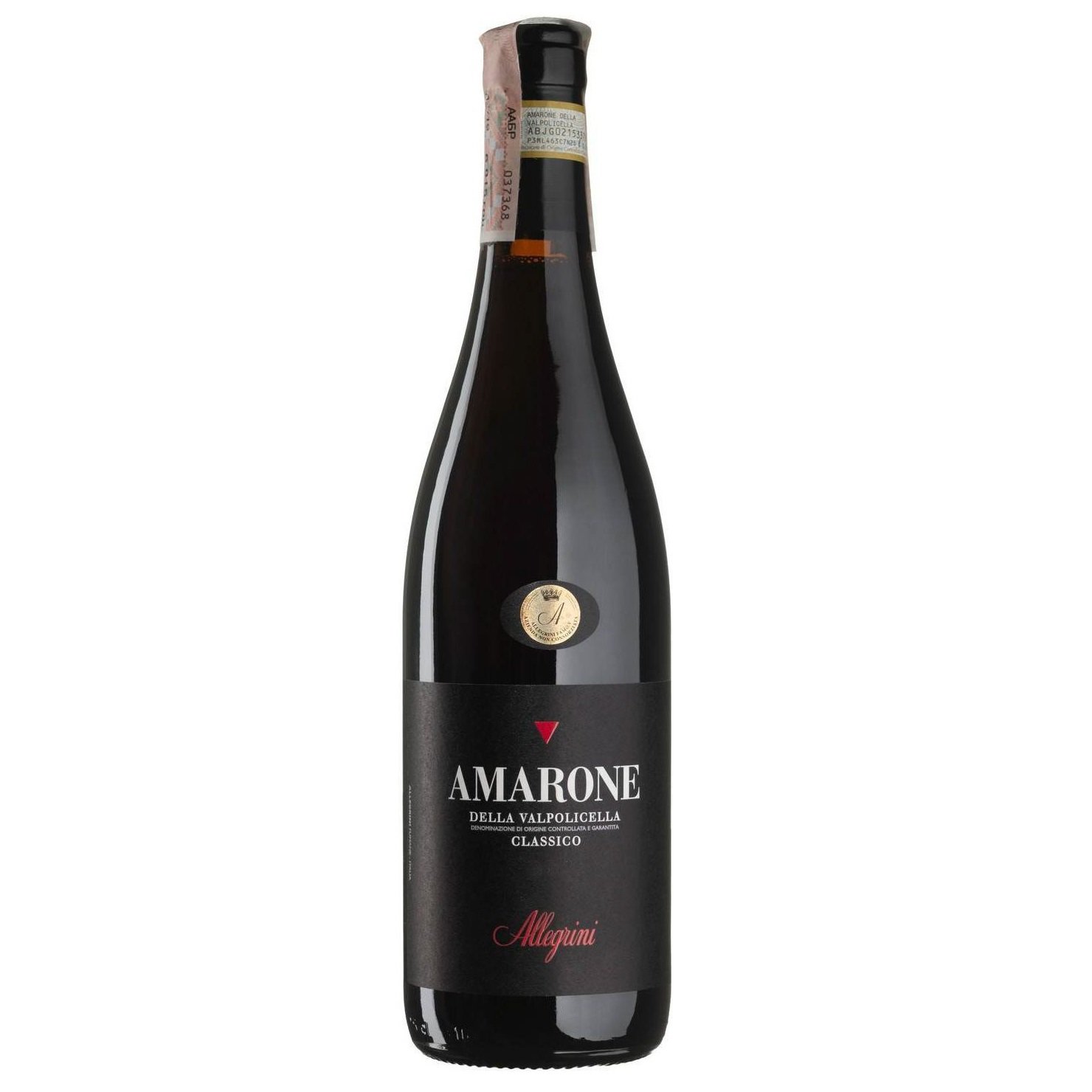 Вино Allegrini Amarone della Valpolicella Classico 2018, красное, сухое, 0,75 л (R4118) - фото 1