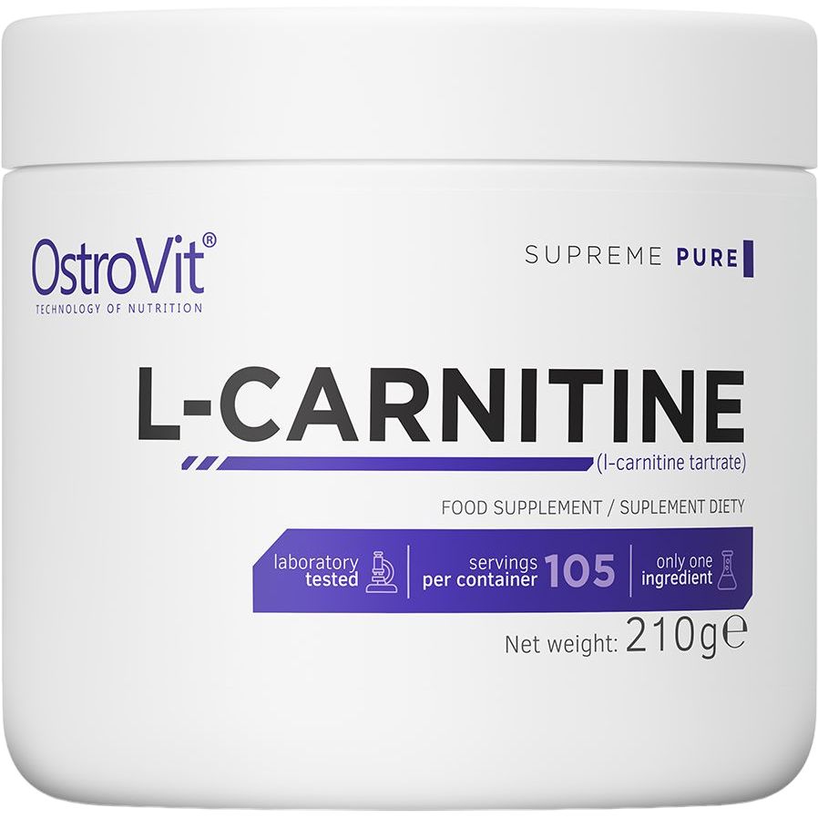Карнитин OstroVit L-Carnitine powder Natural 210 г - фото 1