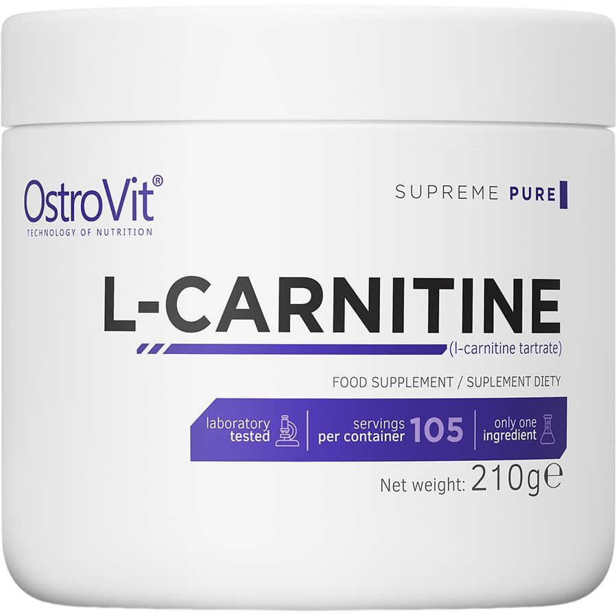 Карнітин OstroVit L-Carnitine powder Natural 210 г - фото 1