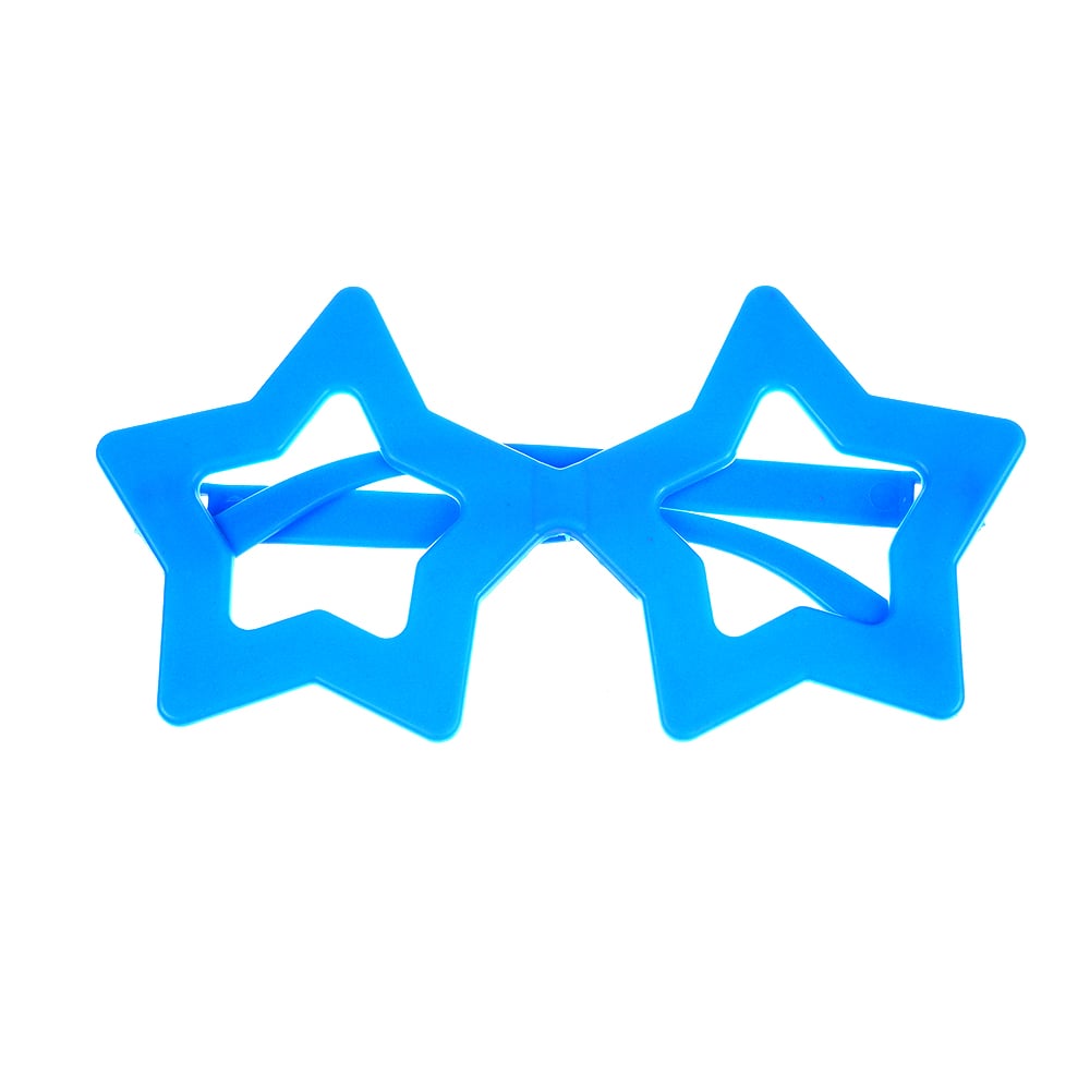 Очки карнавальные Offtop Звезды, голубой (870175) - фото 1