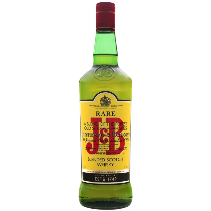 Виски J&B Rare Blended Scotch Whisky, 40%, 1 л - фото 1