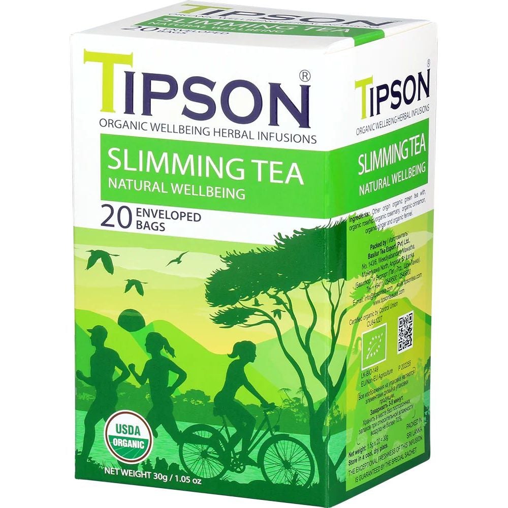 Суміш трав'яна Tipson Slimming Tea, 30 г (20 шт. х 1.5 г) (896900) - фото 3