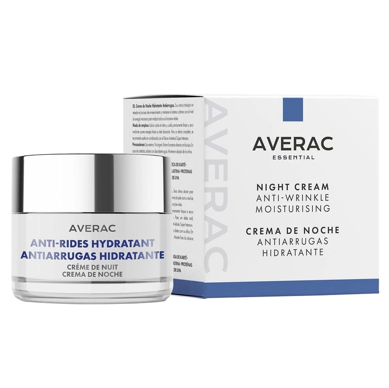 Нічний зволожуючий крем Аverac Essential Night Cream Проти зморшок, 50 мл - фото 1