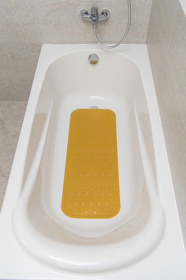 Дитячий гумовий килимок у ванну KinderenOK, XXL, золотий (71114_002) - фото 5