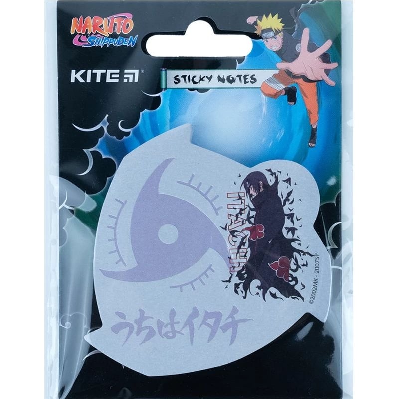 Блок паперу з клейким шаром Kite Naruto 70х70 мм 50 аркушів (NR23-298-1) - фото 2