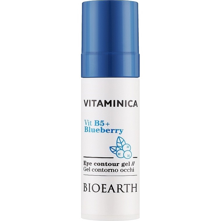 Гель для контуру очей Bioearth Vitaminica Vit B5+ Blueberry 30 мл - фото 1