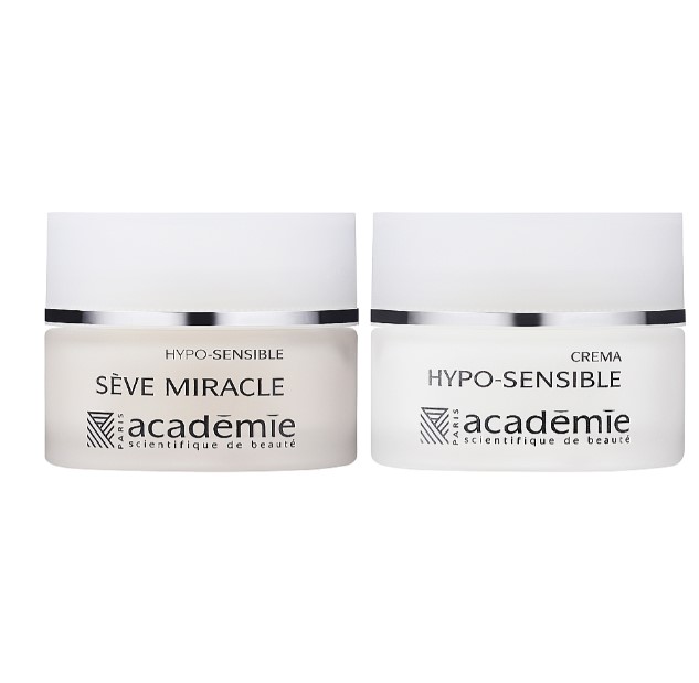 Набор Academie Beauty Box Hypo-Sensible 2023 Увлажняющий крем для лица Academie Hypo-Sensible 50 мл + Антивозрастной крем для лица Academie Seve Miracle 50 мл - фото 2