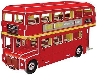 Пазл 3D CubicFun Автобус Double-decker, 66 элементов (S3018h) - фото 1