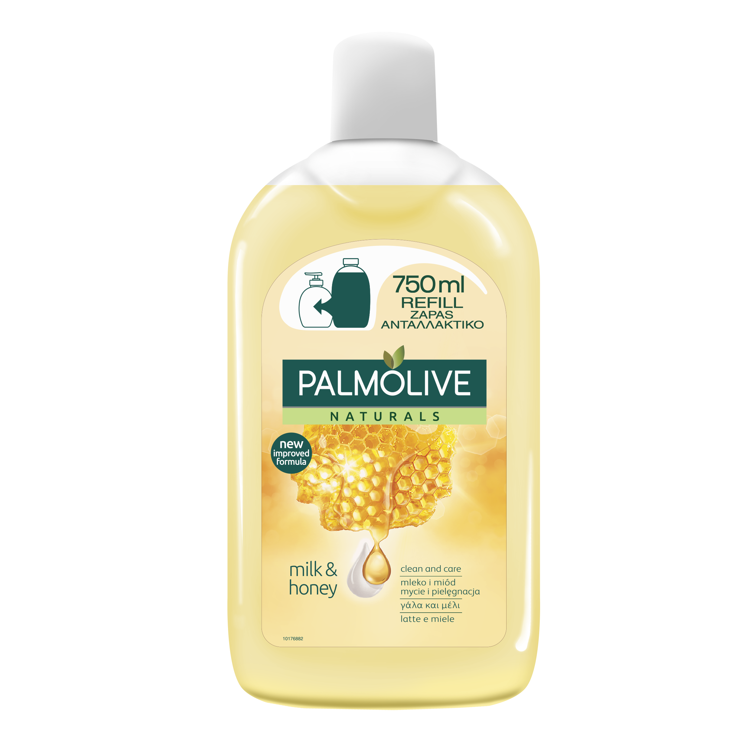 Жидкое мыло Palmolive Натурель Молоко и мед, 750 мл - фото 1