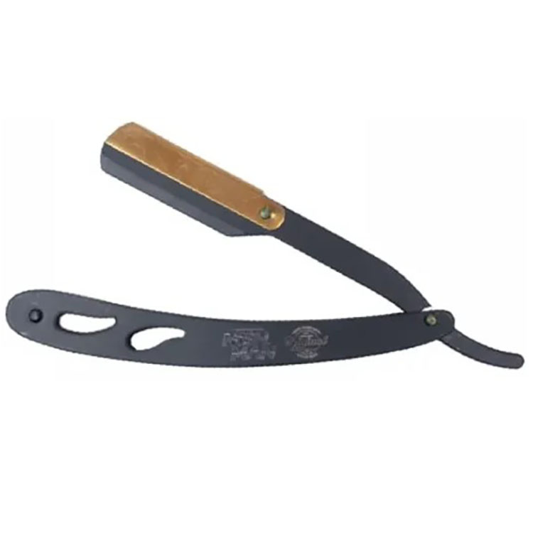 Небезпечна бритва Nishman Metal Barber Razor Black & Gold - фото 1