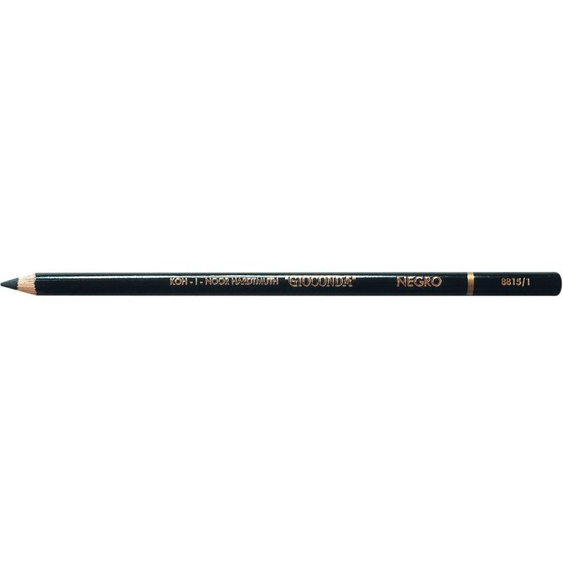 Олівець художній Koh-i-Noor Gioconda Negro середній графіт (8815) - фото 1