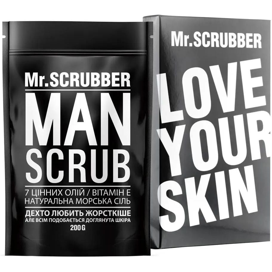 Кавовий скраб для тіла Mr.Scrubber Man 200 г - фото 1