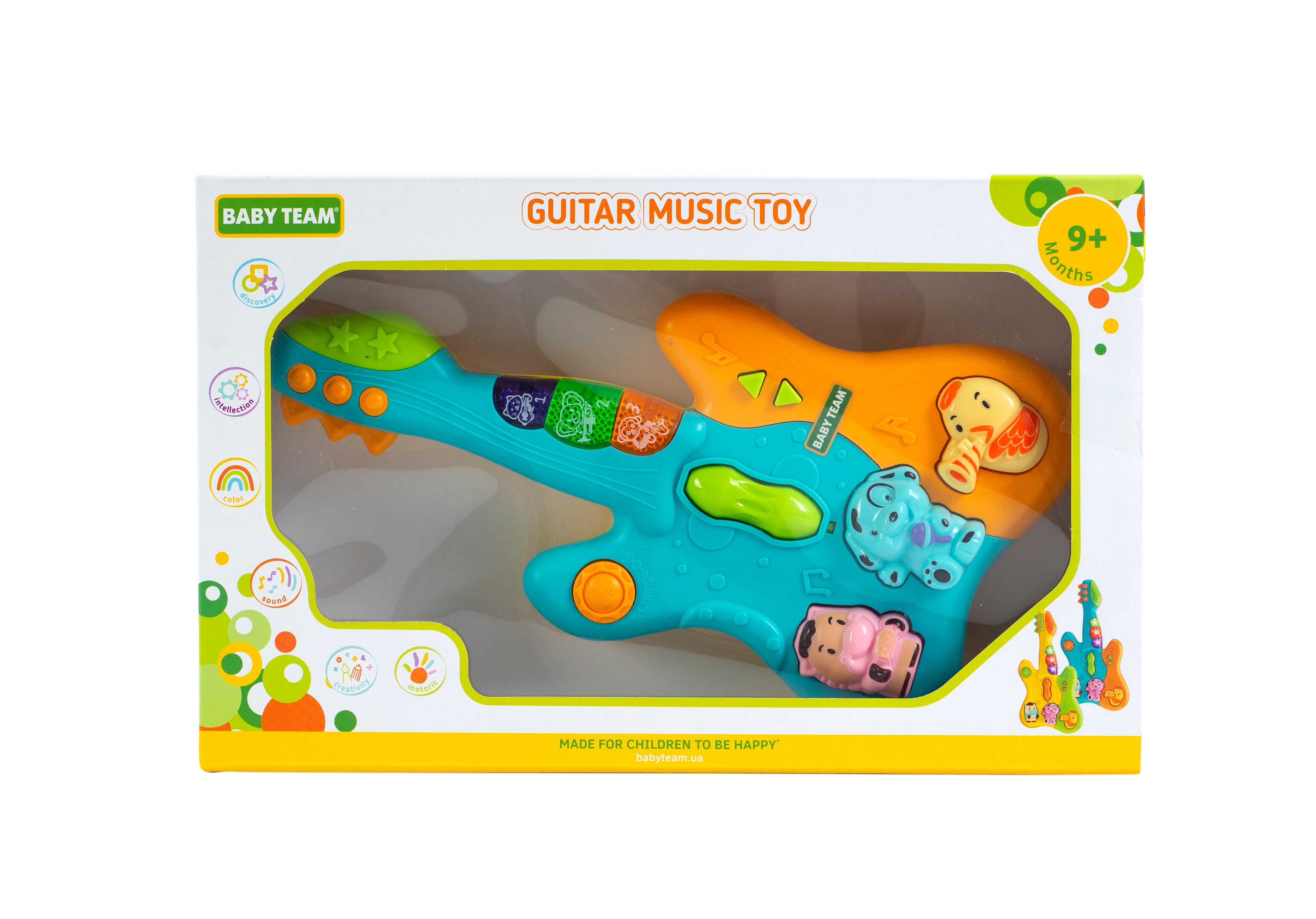 Музыкальная игрушка Baby Team Гитара голубая (8644_гитара голубая) - фото 4